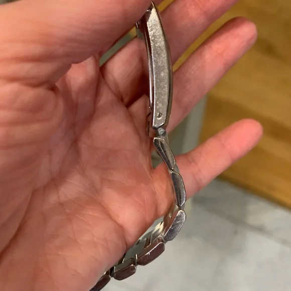 Movado Men's Eliro Rectangle Black Dial Stainless Steel Bracelet Watch 0… - Picture 7 of 10